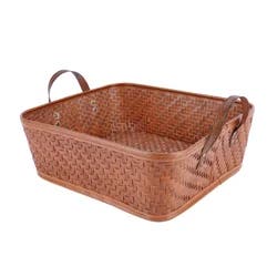 Havenstay Woven Plastic Tray Earthtone