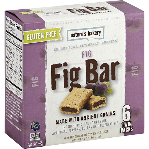slide 2 of 2, Nature's Bakery Gluten Free Fig Bar, 6 ct; 2 oz