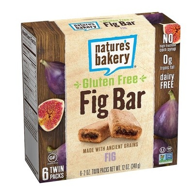 slide 1 of 2, Nature's Bakery Gluten Free Fig Bar, 6 ct; 2 oz