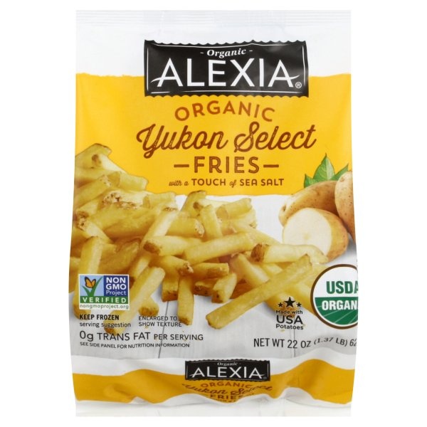 slide 1 of 4, Alexia Julienne Fries - Yukon Gold with Sea Salt, 22 oz