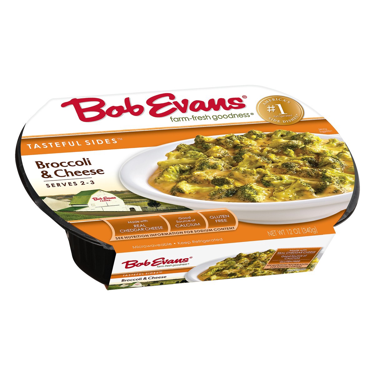 slide 3 of 13, Bob Evans Tasteful Sides™ Broccoli & Cheese 12 oz. Sleeve, 12 oz