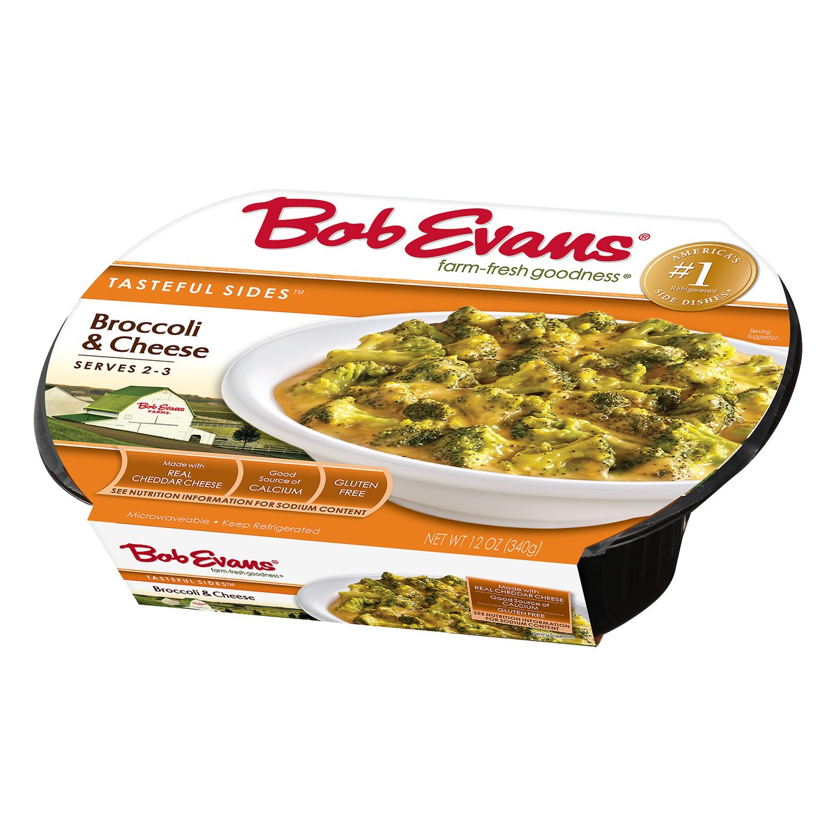 slide 3 of 10, Bob Evans Tasteful Sides Broccoli & Cheese, 12 oz