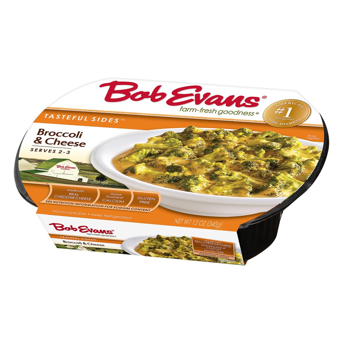 slide 8 of 13, Bob Evans Tasteful Sides™ Broccoli & Cheese 12 oz. Sleeve, 12 oz