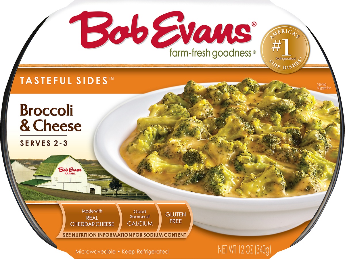 slide 6 of 10, Bob Evans Tasteful Sides Broccoli & Cheese, 12 oz