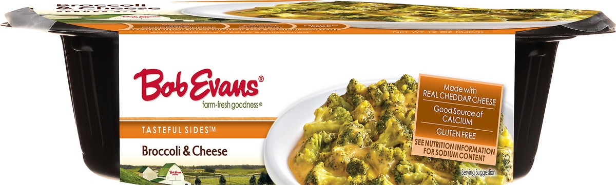 slide 9 of 10, Bob Evans Tasteful Sides Broccoli & Cheese, 12 oz