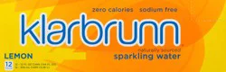 Klarbrunn Lemon Mineral Water - 144 fl oz