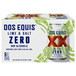 Dos Equis Lime & Salt Zero, 6 Pack, 12 fl oz Cans