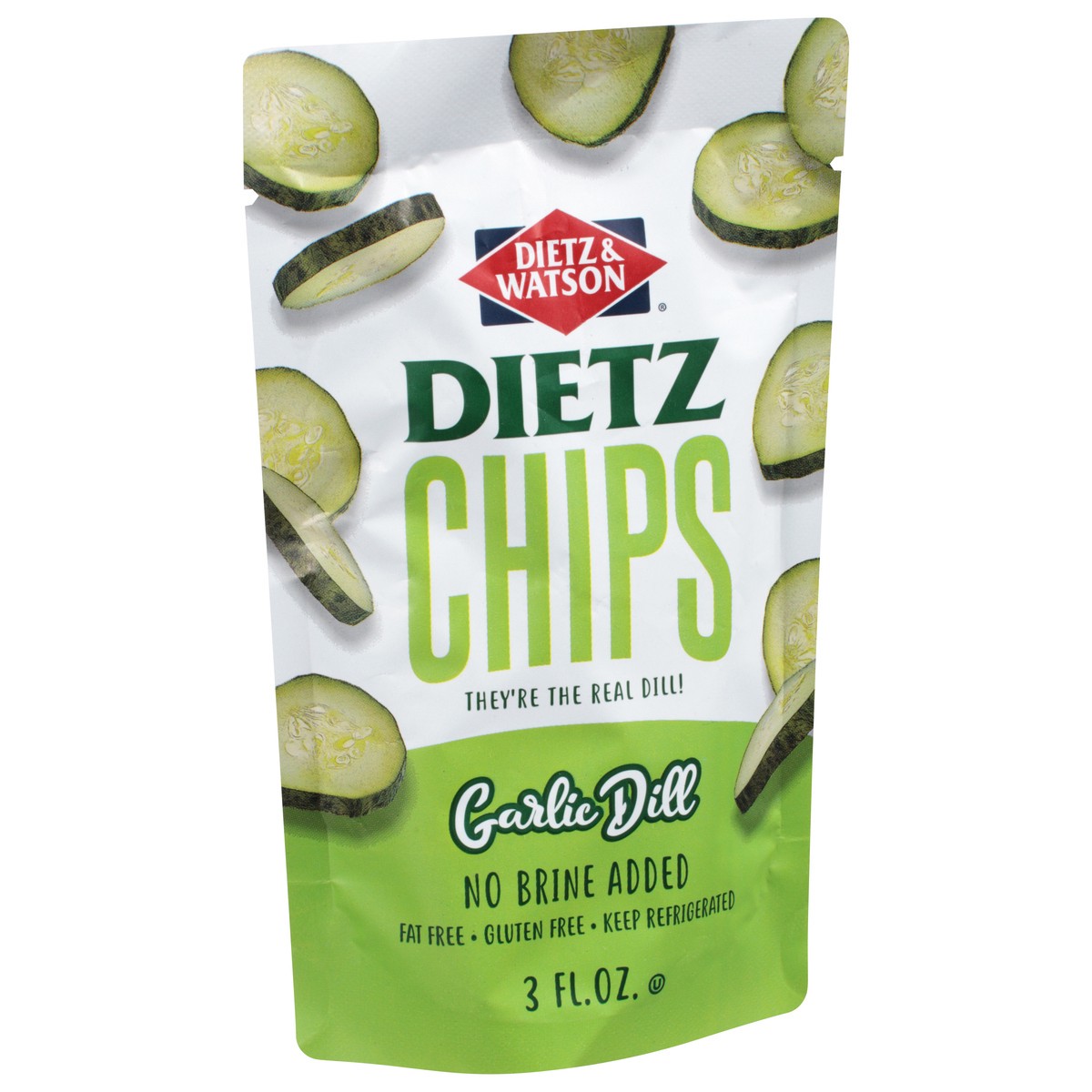 slide 2 of 13, Dietz & Watson Pickle Pouch Dill Chips - 3 Oz, 3 oz