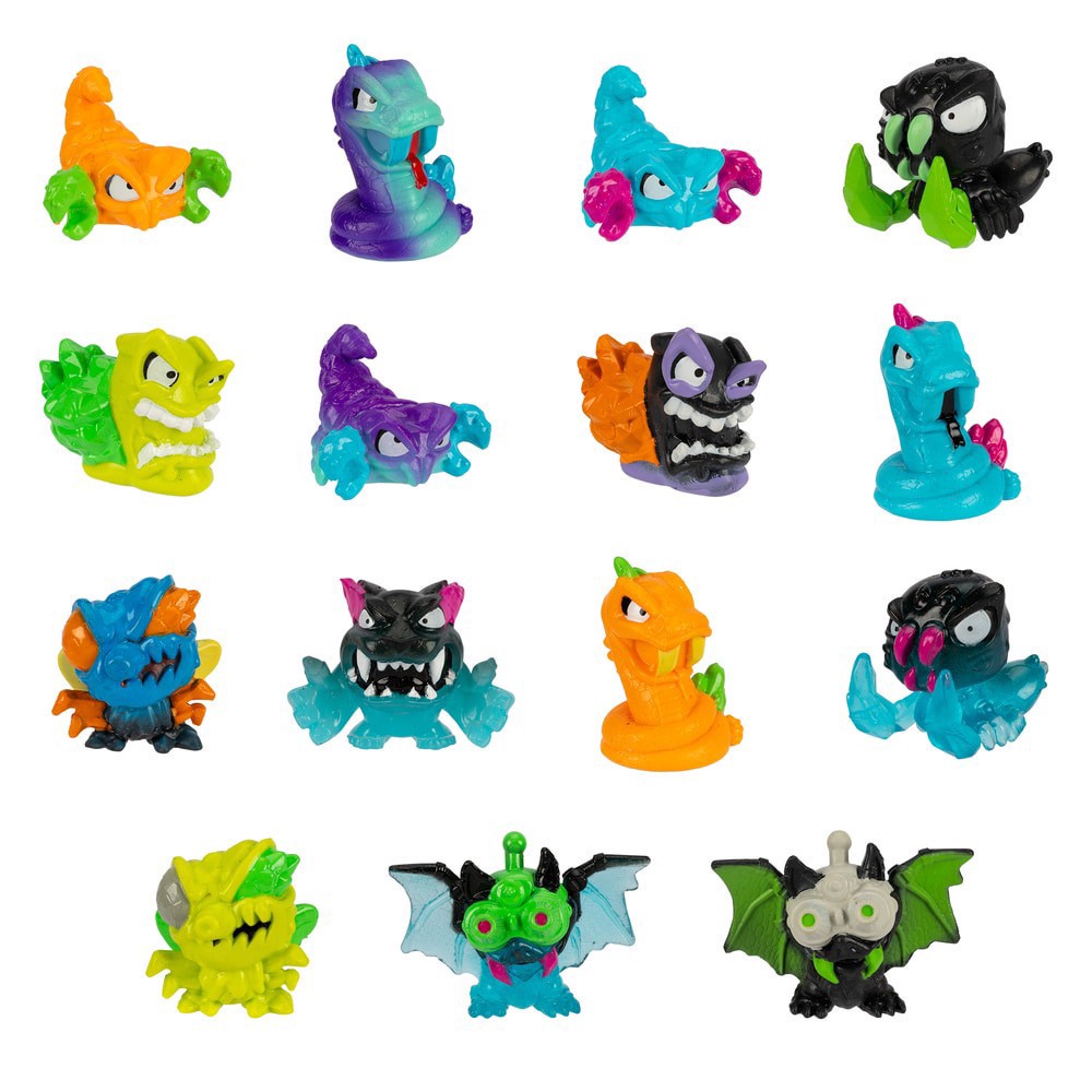 slide 5 of 6, Mr Beast Lab™ Biomites Micro Figure Pack, 5 ct