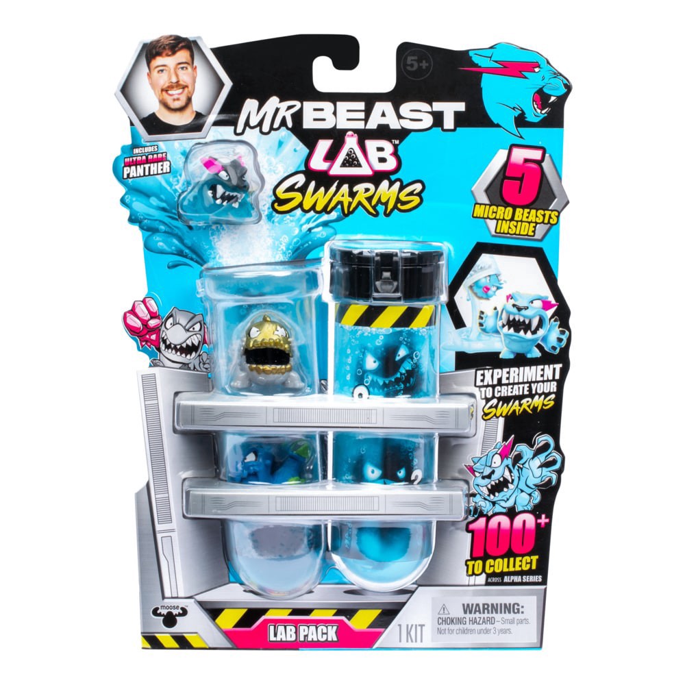 slide 1 of 6, Mr Beast Lab™ Biomites Micro Figure Pack, 5 ct