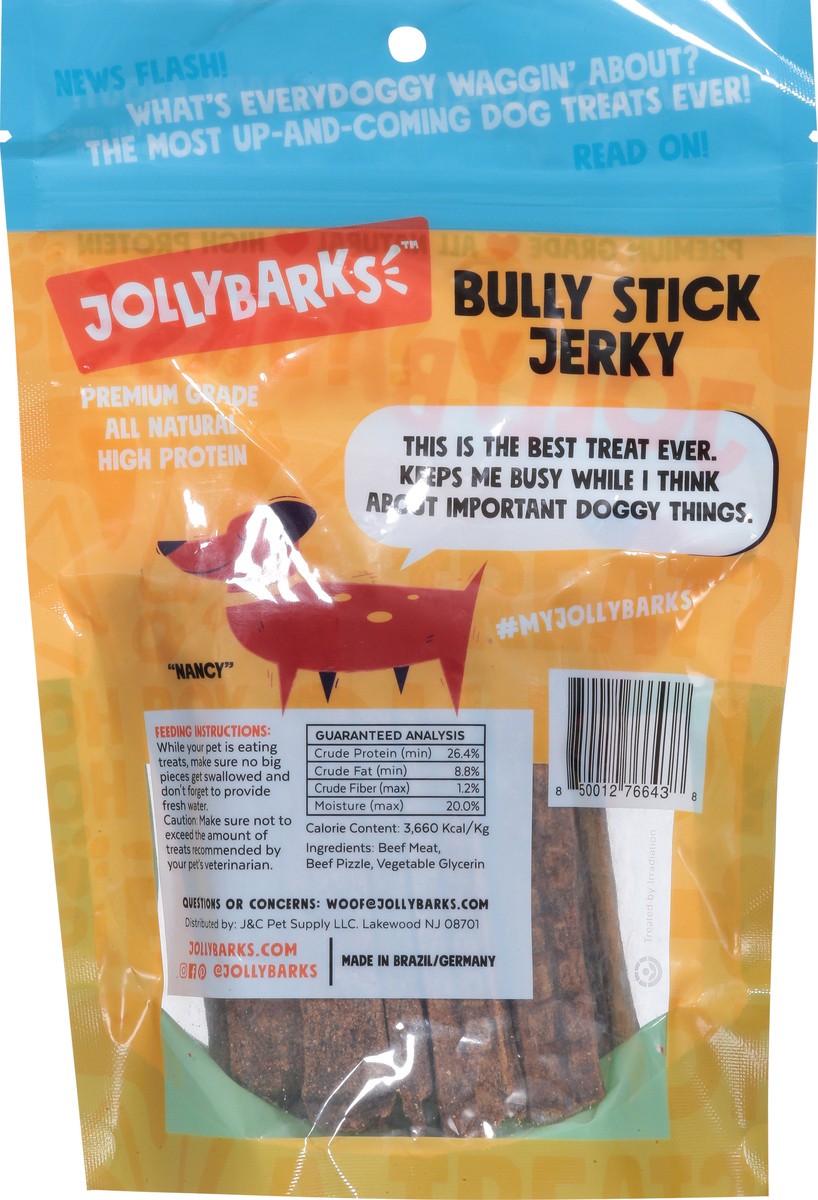 slide 14 of 15, JollyBarks Beef Bully Stick Jerky 8 oz, 8 oz