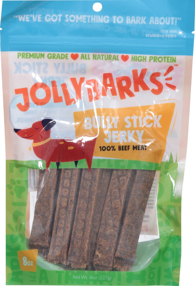 slide 5 of 15, JollyBarks Beef Bully Stick Jerky 8 oz, 8 oz