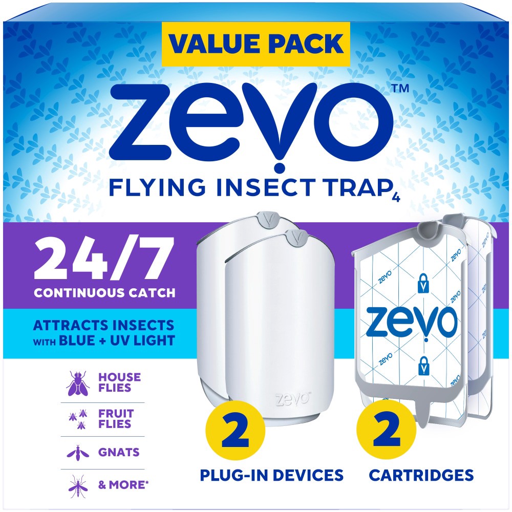 slide 1 of 1, Zevo Trap Starter Kit Twin Pack, 4 ct