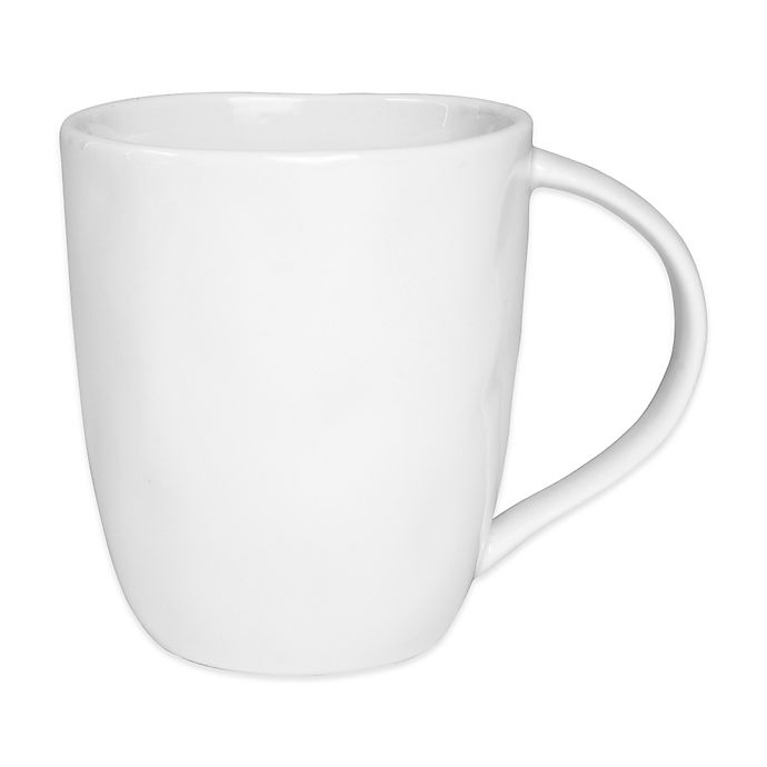 slide 1 of 1, Everyday White by Fitz and Floyd Organic Shape Mug, 1 ct