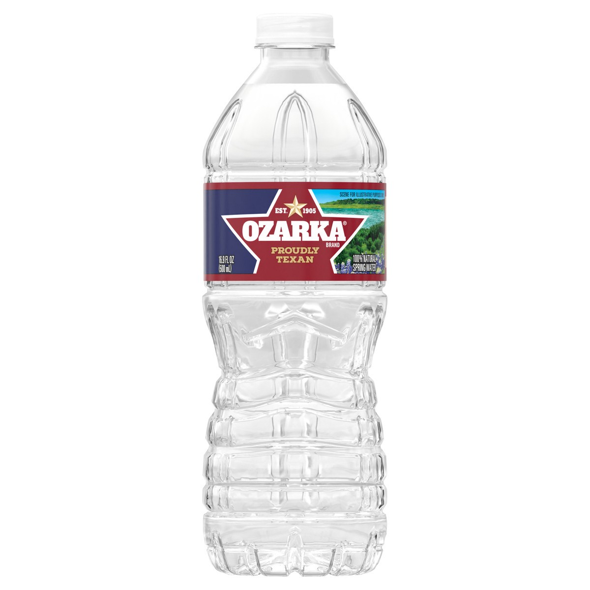 slide 1 of 4, OZARKA Brand 100% Natural Spring Water, 16.9-ounce plastic bottle, 16.9 fl oz