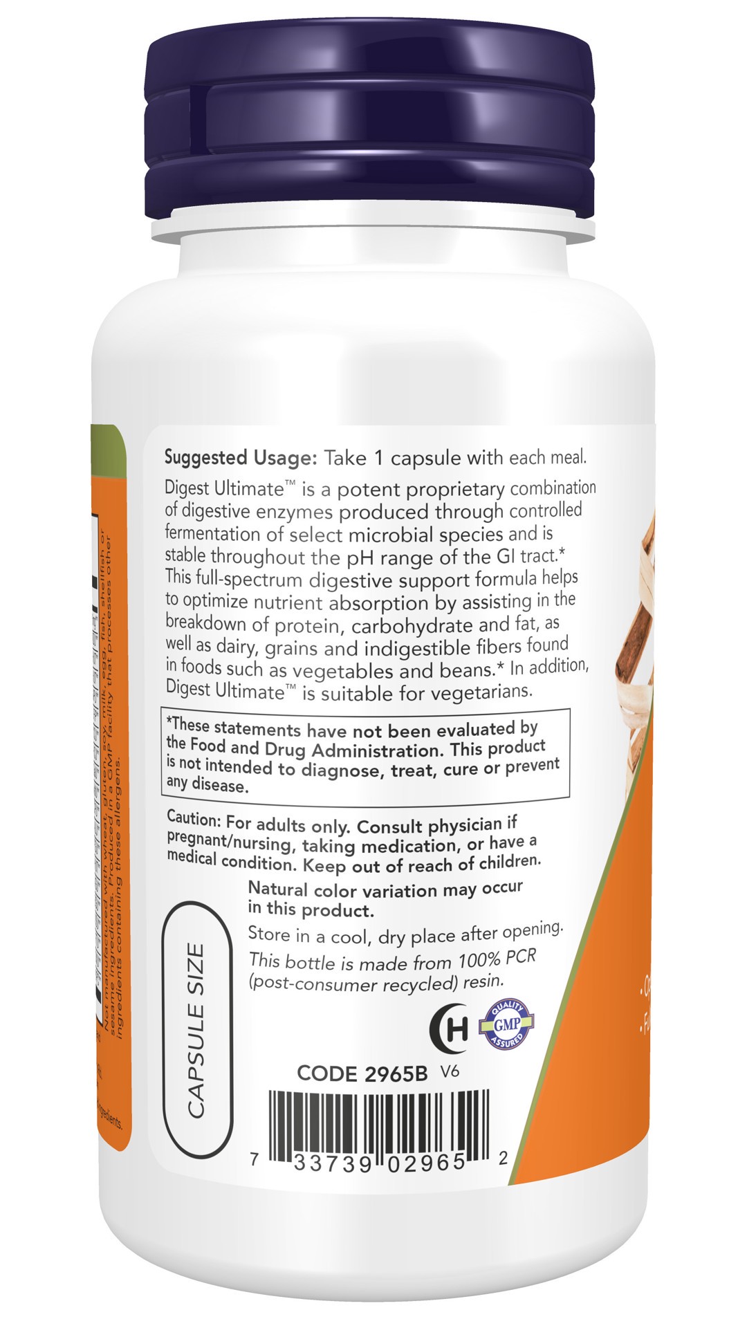 slide 3 of 4, NOW Digest Ultimate™ - 60 Veg Capsules, 60 ct