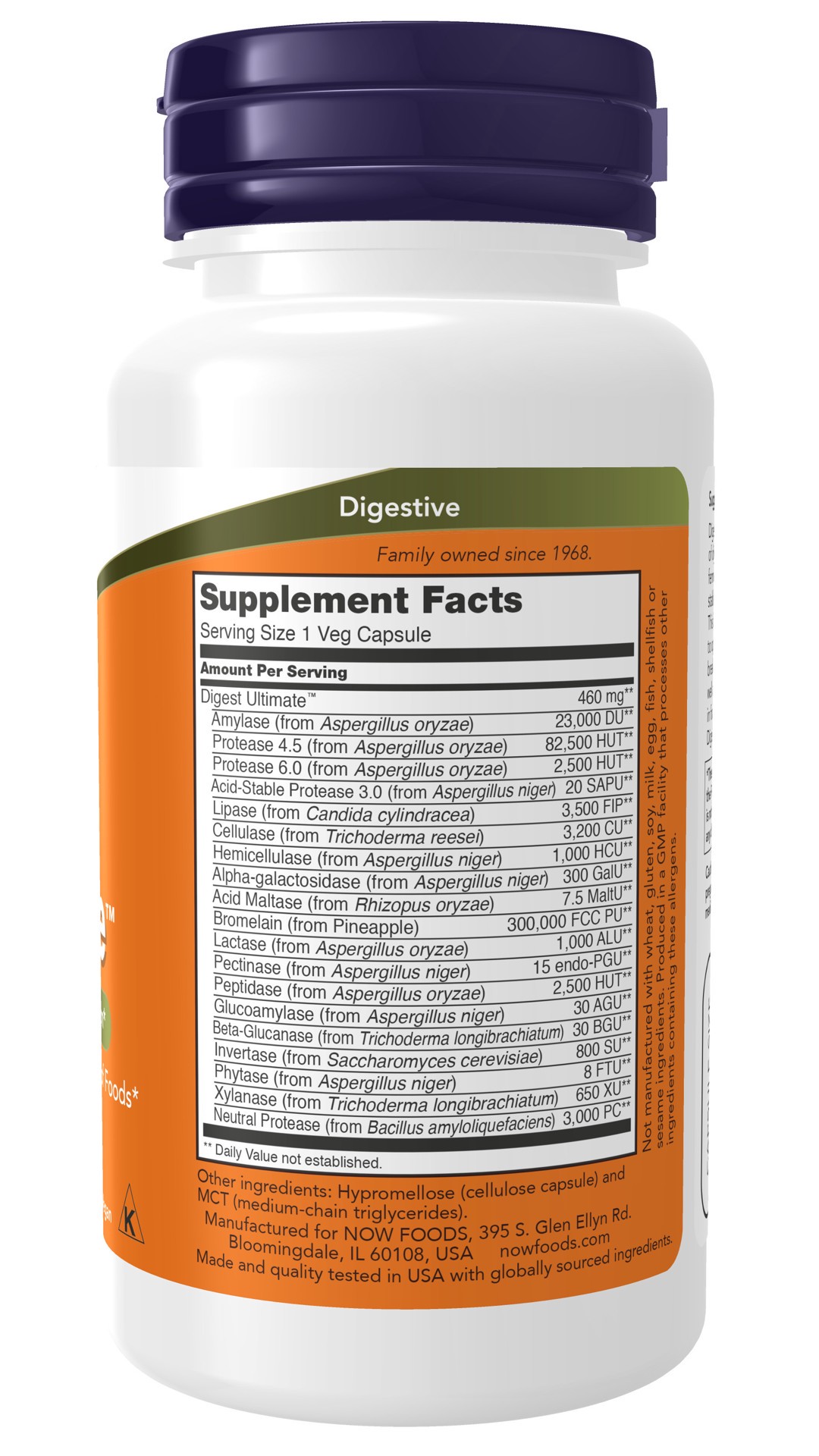 slide 4 of 4, NOW Digest Ultimate™ - 60 Veg Capsules, 60 ct