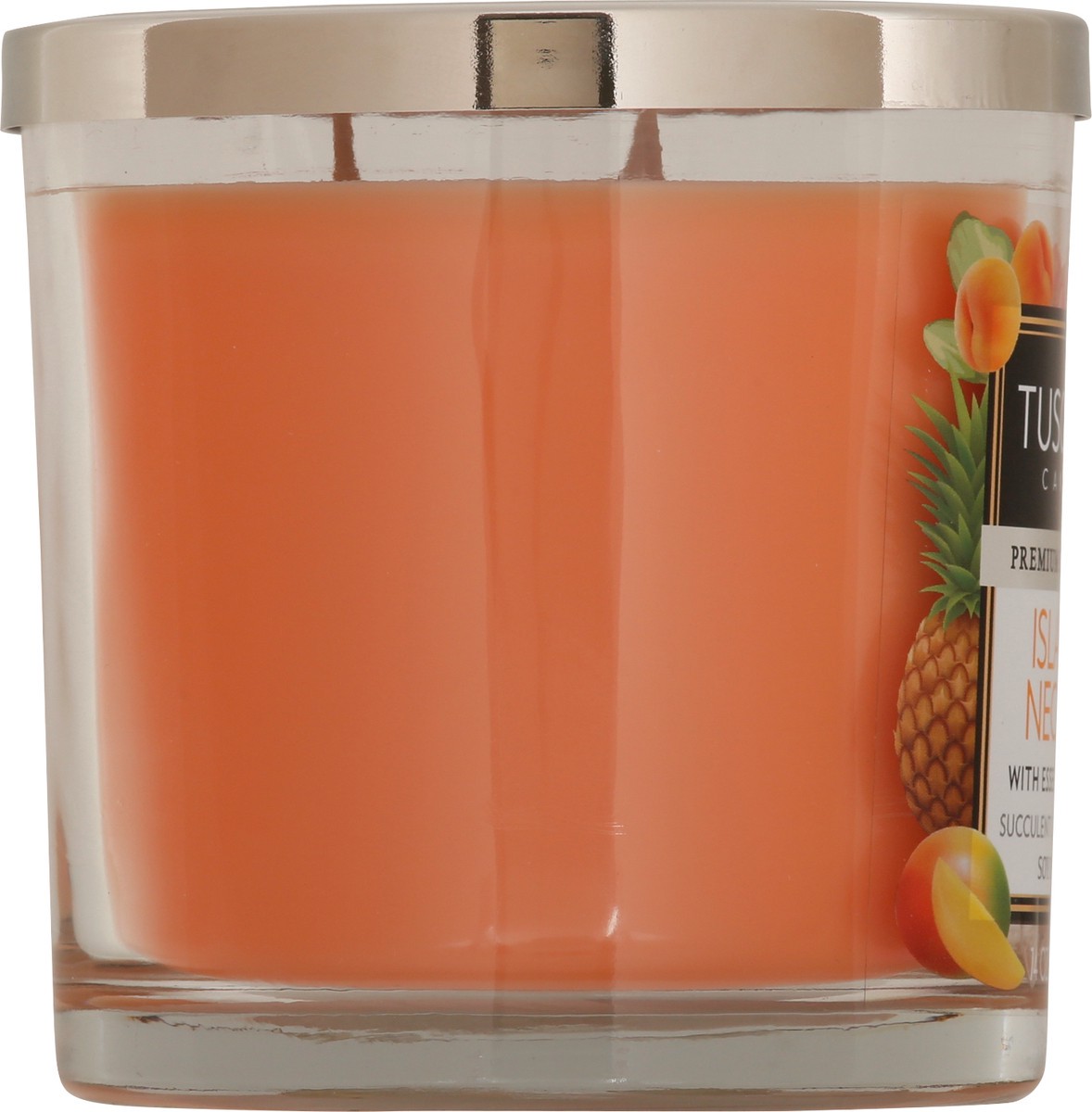 slide 8 of 9, Tuscany Candle Island Nectar Glass Jar Candle - Orange, 1 ct