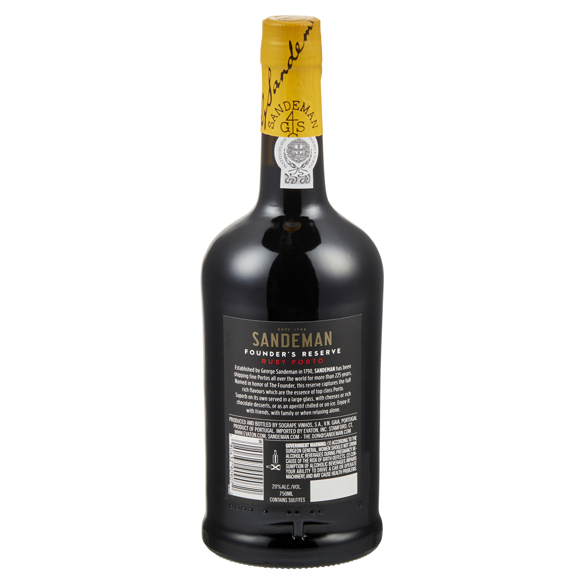 slide 29 of 29, Sandeman Founders Reserve Port, 750 ml