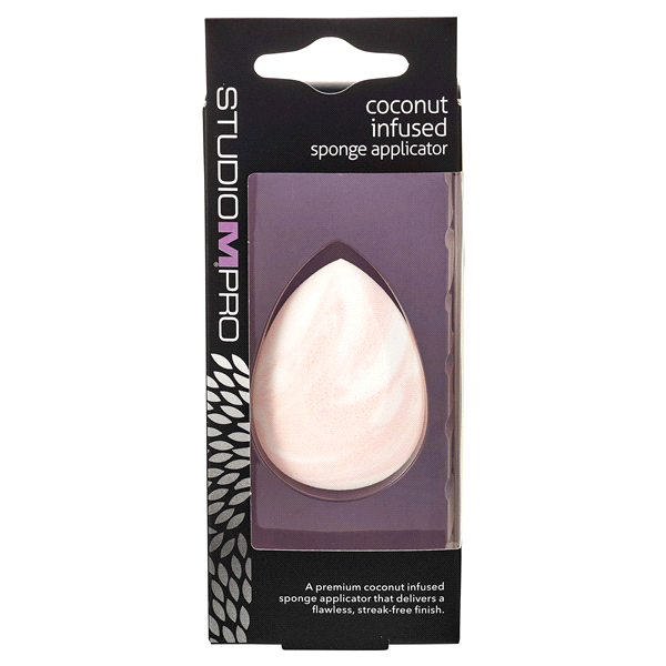 slide 1 of 1, Studio M Coconut Infused Sponge Applicator, 1 ct