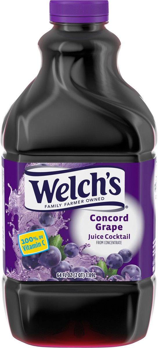 slide 2 of 5, Welch's Grape Juice Cocktail, 64 fl oz Bottle, 64 fl oz