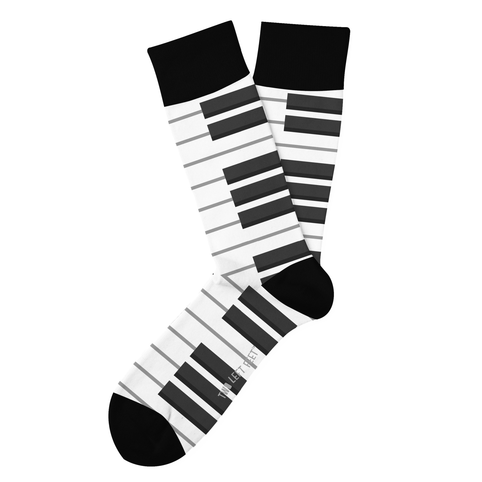 slide 1 of 1, Two Left Feet Jam Session Small Feet Socks, 1 pair