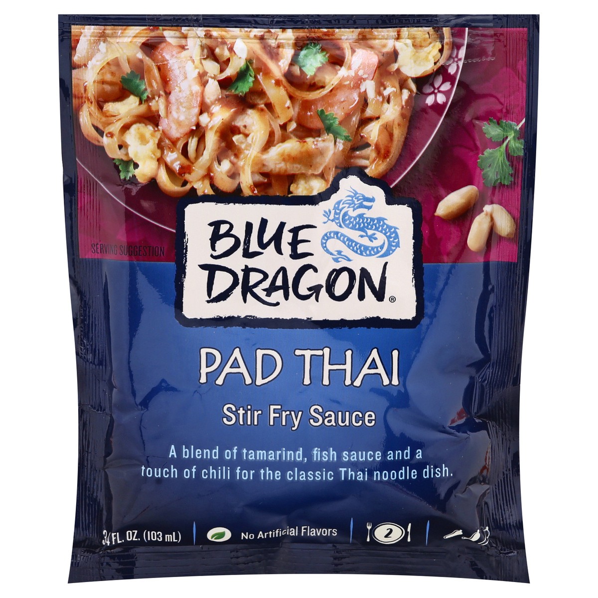 slide 5 of 12, Blue Dragon Pad Thai Stir Fry Sauce, 3.4 fl oz