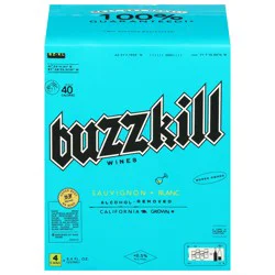 Buzzkill Wines Sauvignon Blanc 4 - 8.4 fl oz Cans