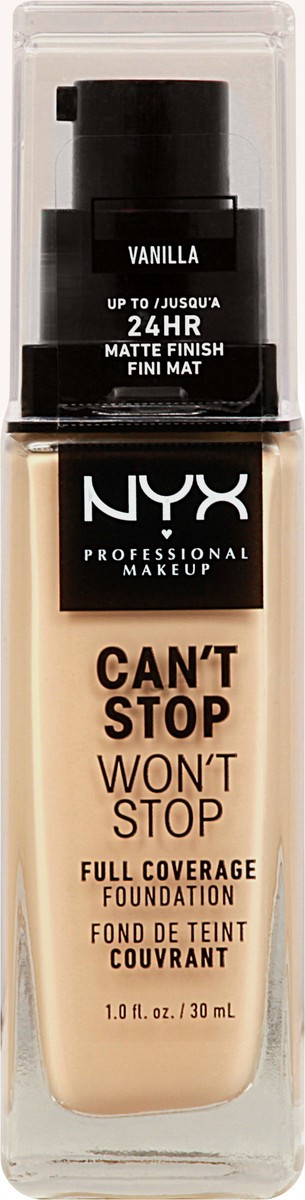 slide 1 of 9, NYX Professional Makeup Full Coverage Foundation 1 oz, 1 fl oz