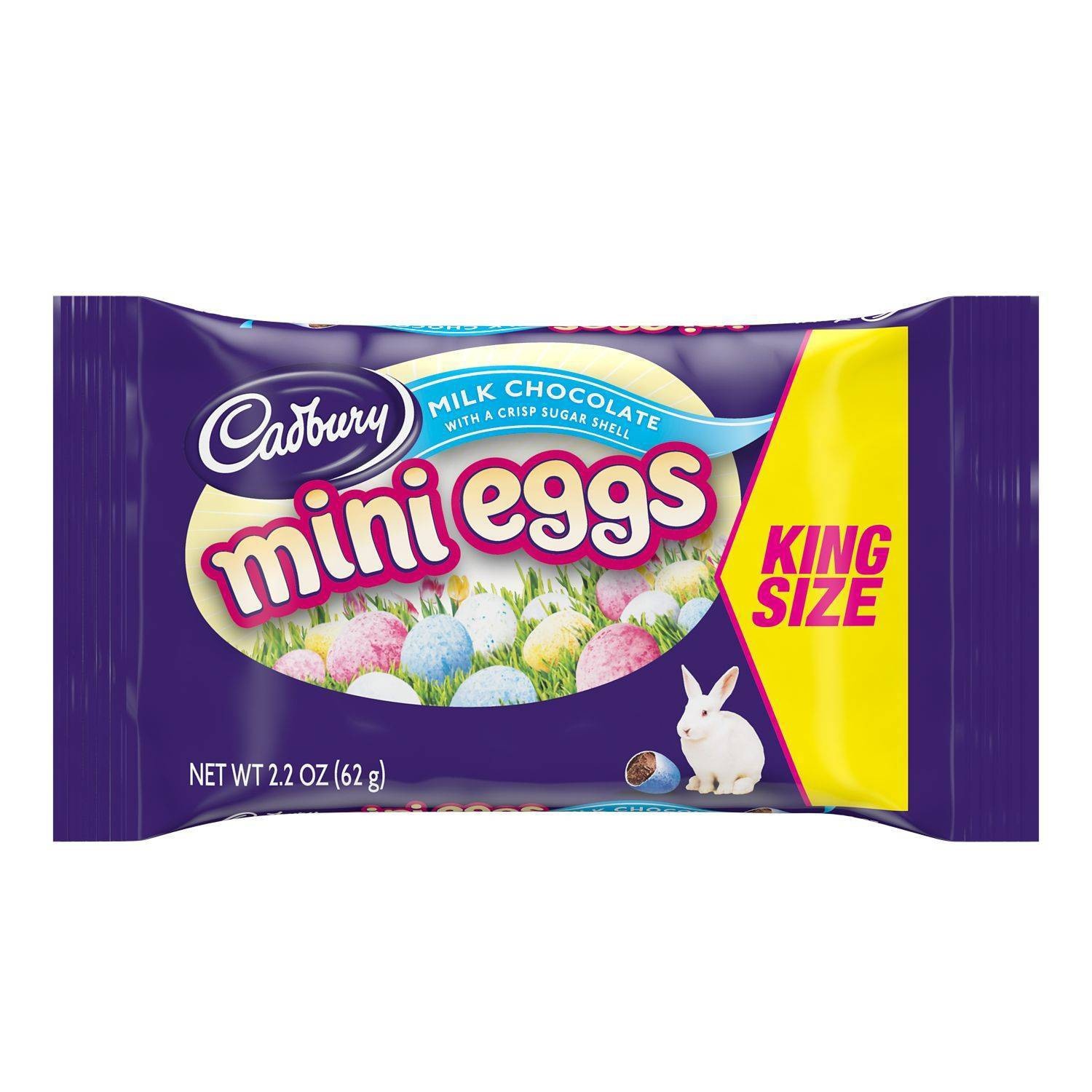 slide 1 of 2, Cadbury Easter Mini Eggs Candy Coated Milk Chocolate, 2.2 oz