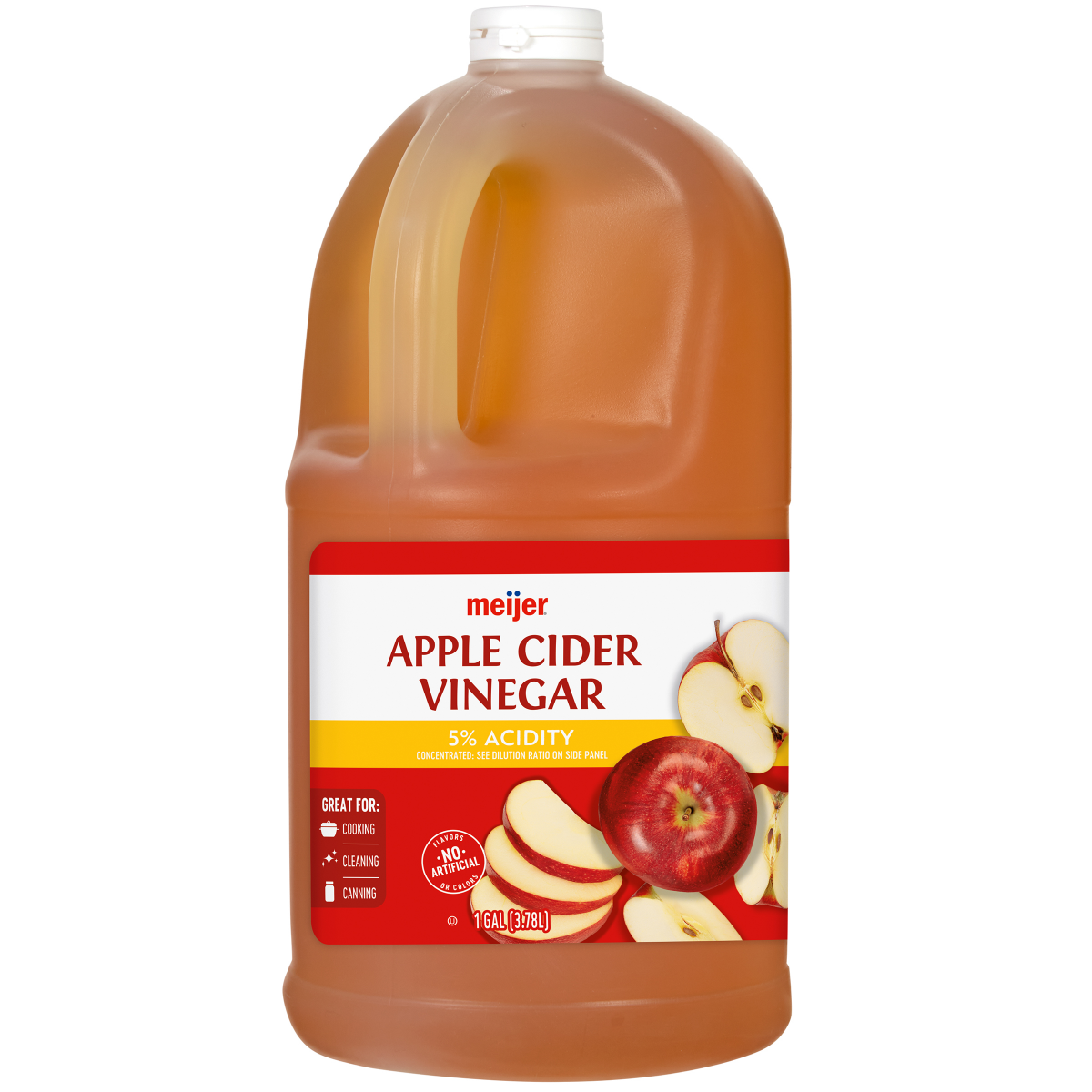 slide 1 of 29, Meijer Apple Cider Vinegar, 128 oz