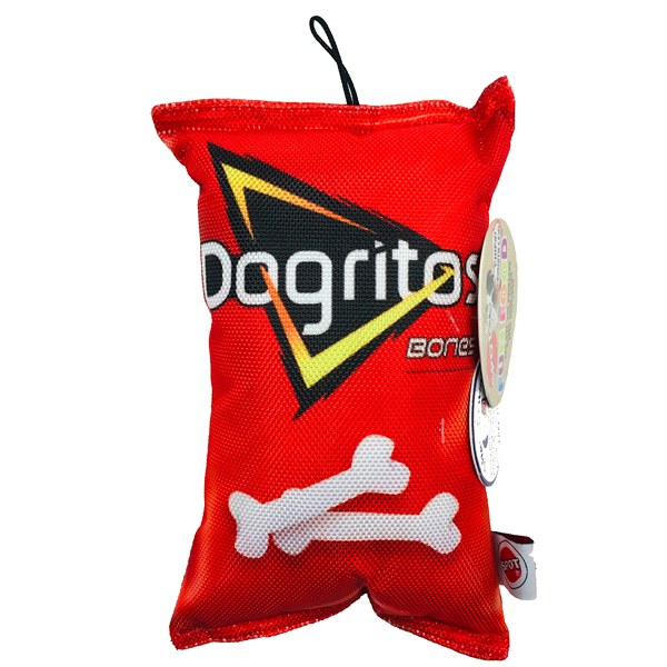 slide 1 of 1, Spot Fun Food Dogritos Chips Dog Toy, 1 ct