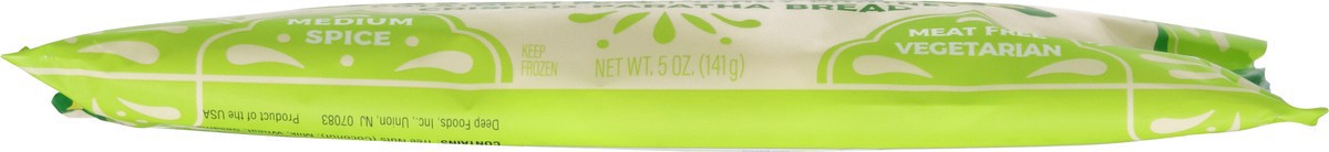 slide 12 of 13, Deep Indian Kitchen Medium Spice Potato & Pea Samosa Kati Street Wrap, 5 oz