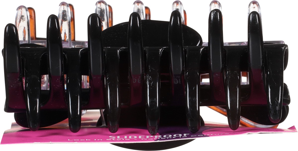 slide 4 of 9, Goody Slideproof Grandes Crampon Claw Clips Large 3 ea, 3 ct