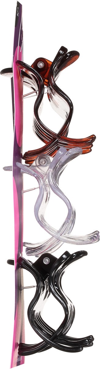 slide 6 of 9, Goody Slideproof Grandes Crampon Claw Clips Large 3 ea, 3 ct