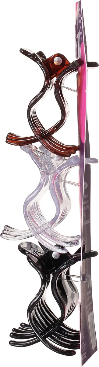 slide 7 of 9, Goody Slideproof Grandes Crampon Claw Clips Large 3 ea, 3 ct