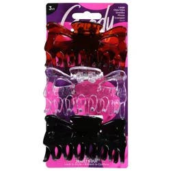 Goody Slideproof Grandes Crampon Claw Clips Large 3 ea