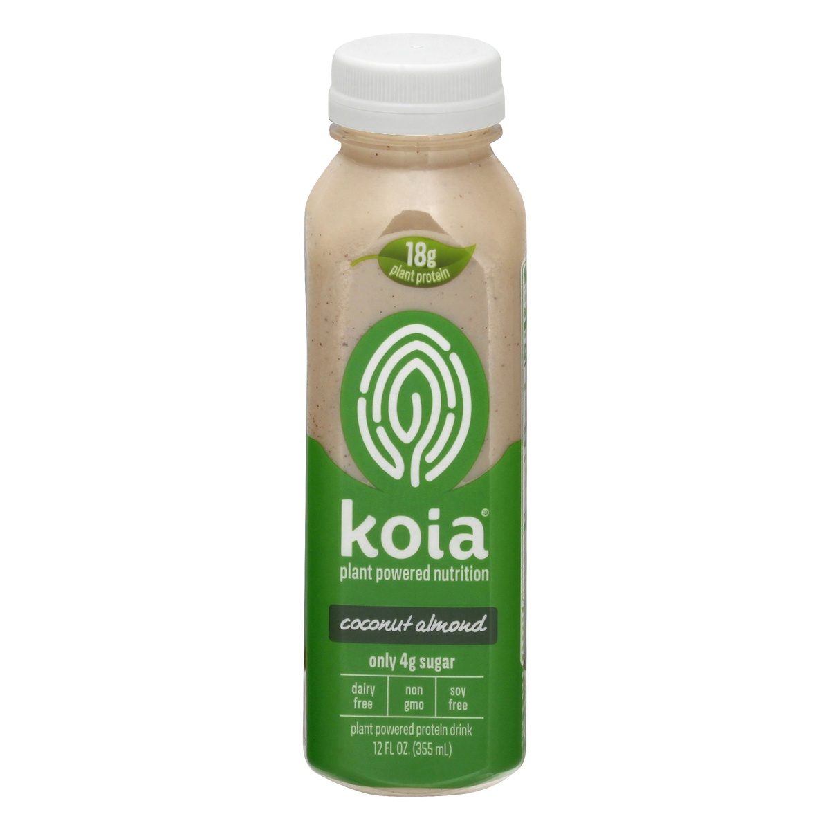 slide 1 of 1, Koia Coconut Almond Plant Powered Nutrition Drink, 12 fl oz
