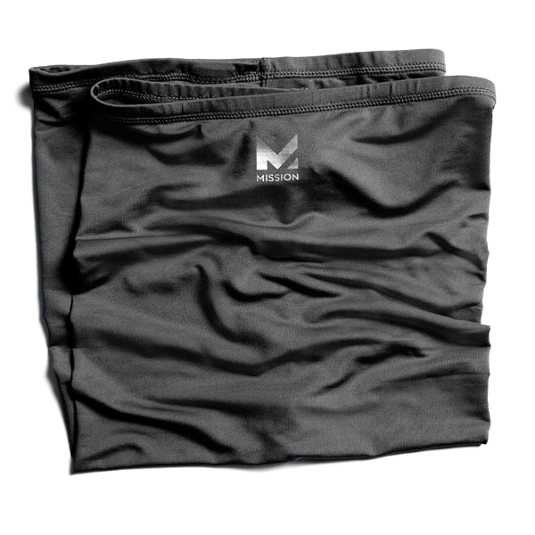 slide 1 of 1, Mission Cooling Half Gaiter Charcoal Space Dye HC, 1 ct