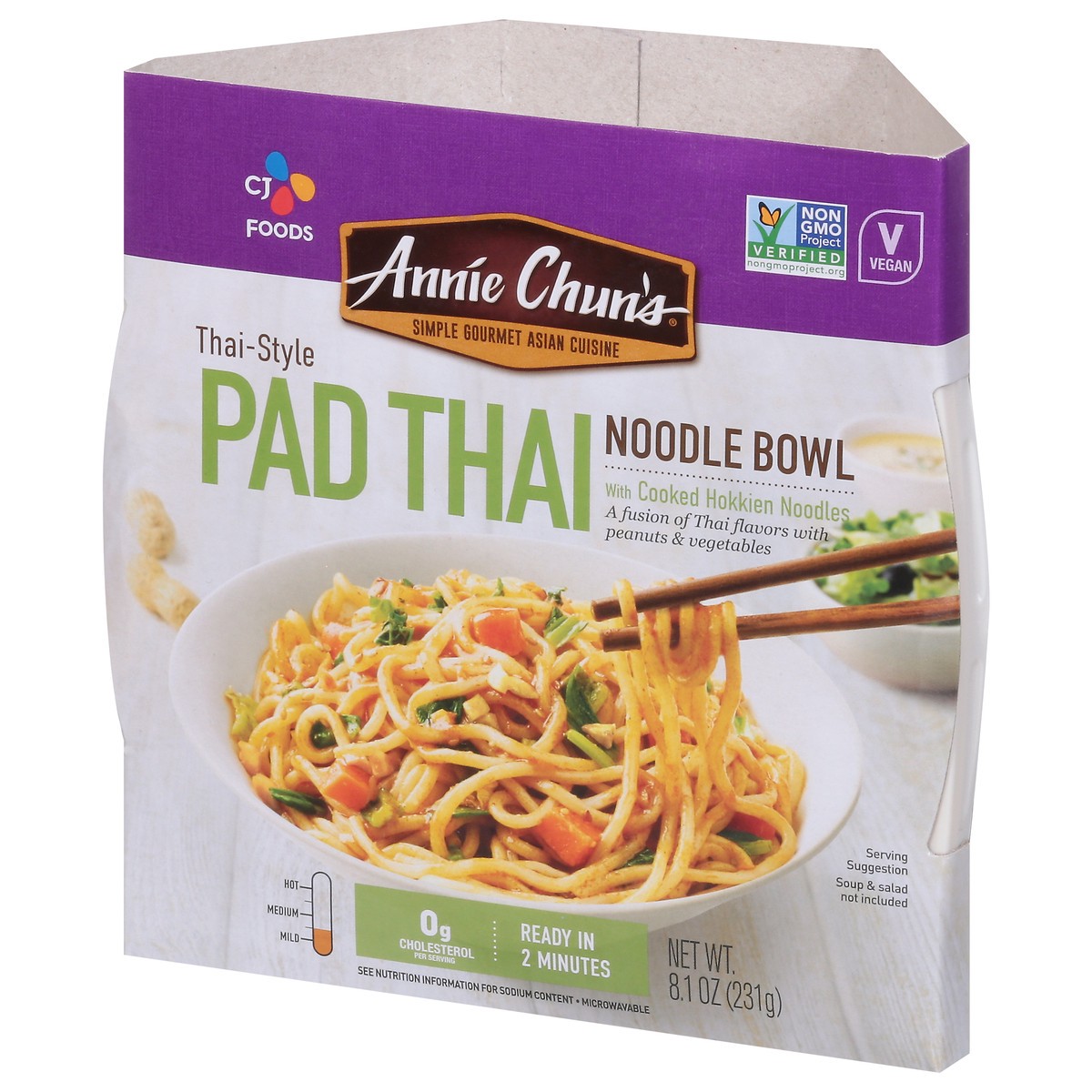 slide 10 of 11, Annie Chun's Thai-Style Pad Thai Noodle Bowl 8.1 oz, 8.1 oz