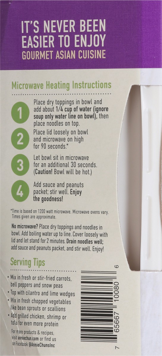 slide 2 of 11, Annie Chun's Thai-Style Pad Thai Noodle Bowl 8.1 oz, 8.1 oz