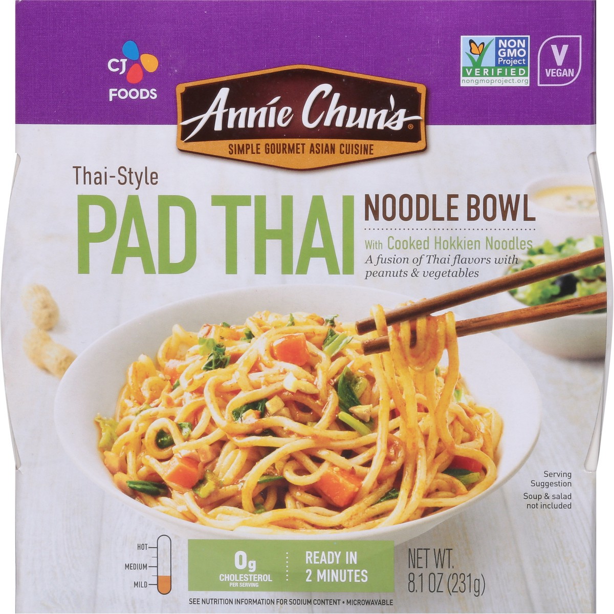 slide 3 of 11, Annie Chun's Thai-Style Pad Thai Noodle Bowl 8.1 oz, 8.1 oz