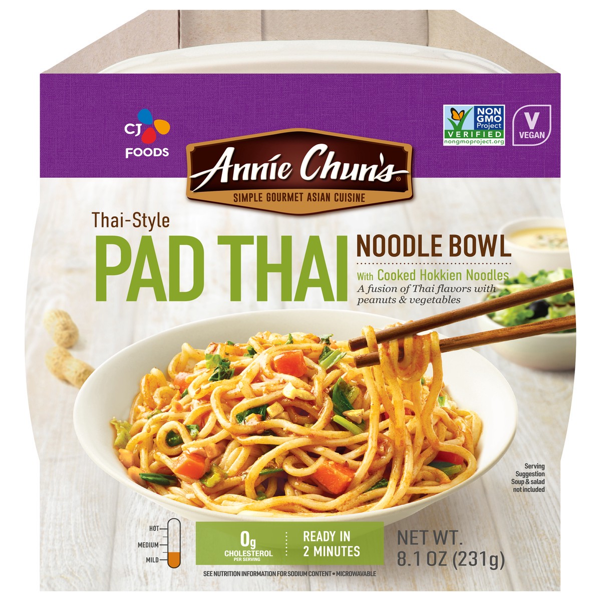 slide 1 of 11, Annie Chun's Thai-Style Pad Thai Noodle Bowl 8.1 oz, 8.1 oz