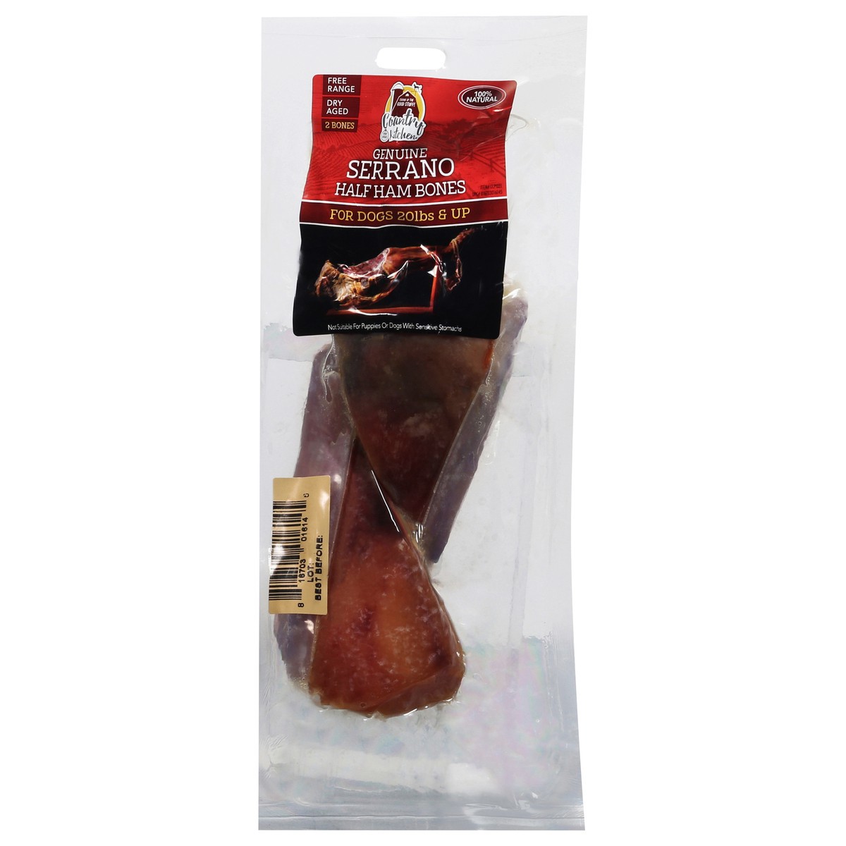 slide 11 of 12, Country Kitchen® serrano two half ham bones for dogs, 2 ct / 1 ct