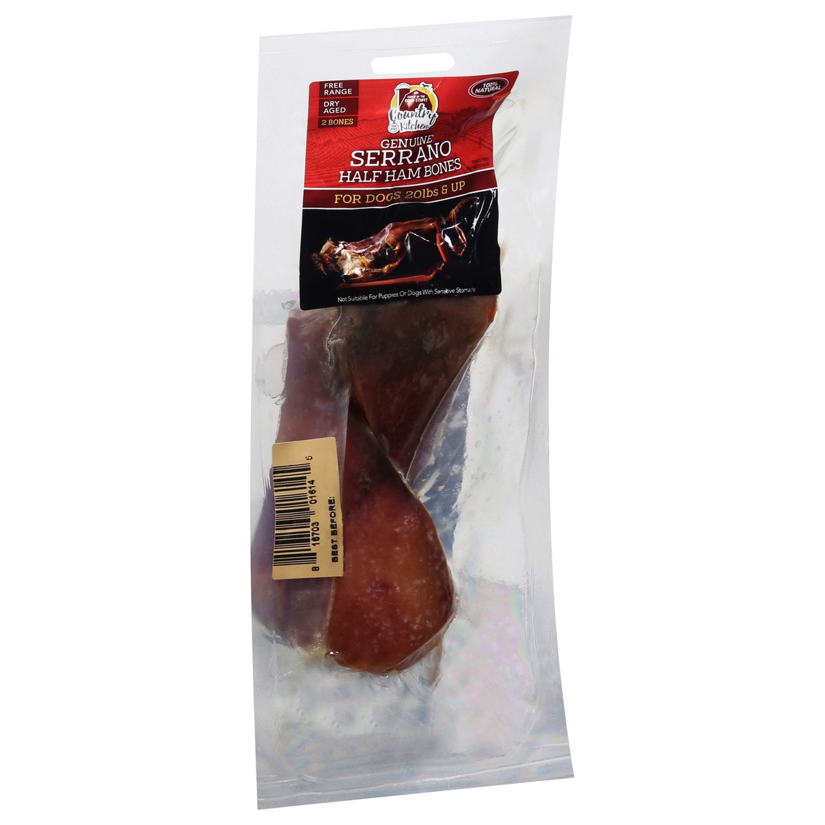 slide 8 of 12, Country Kitchen® serrano two half ham bones for dogs, 2 ct / 1 ct