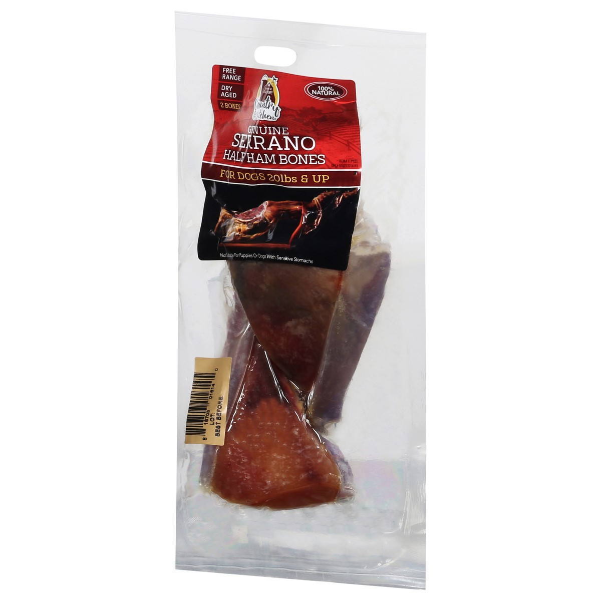 slide 3 of 12, Country Kitchen® serrano two half ham bones for dogs, 2 ct / 1 ct