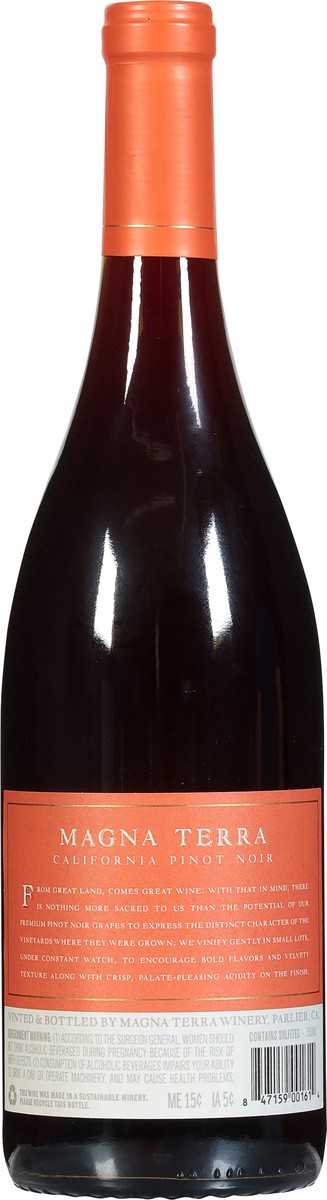slide 11 of 11, Magna Terra California Pinot Noir 750 ml, 750 ml