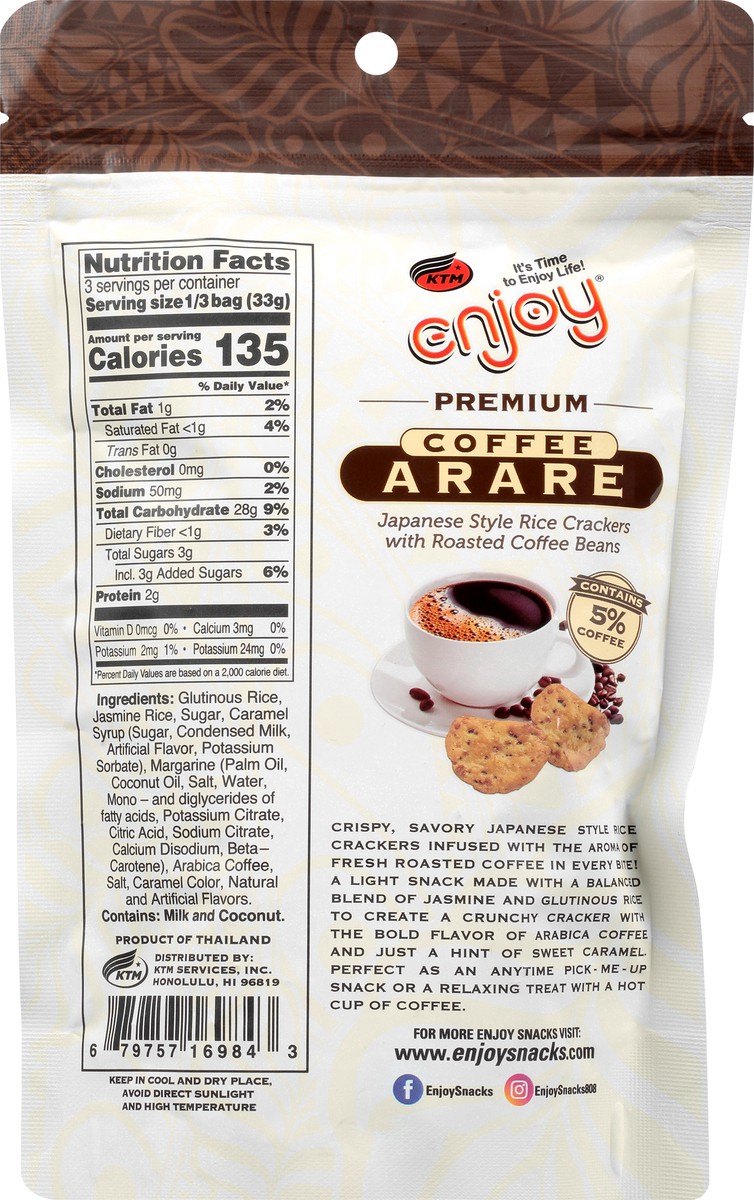 slide 6 of 12, Enjoy Premium Arare Coffee - 3.5 oz, 3.5 oz