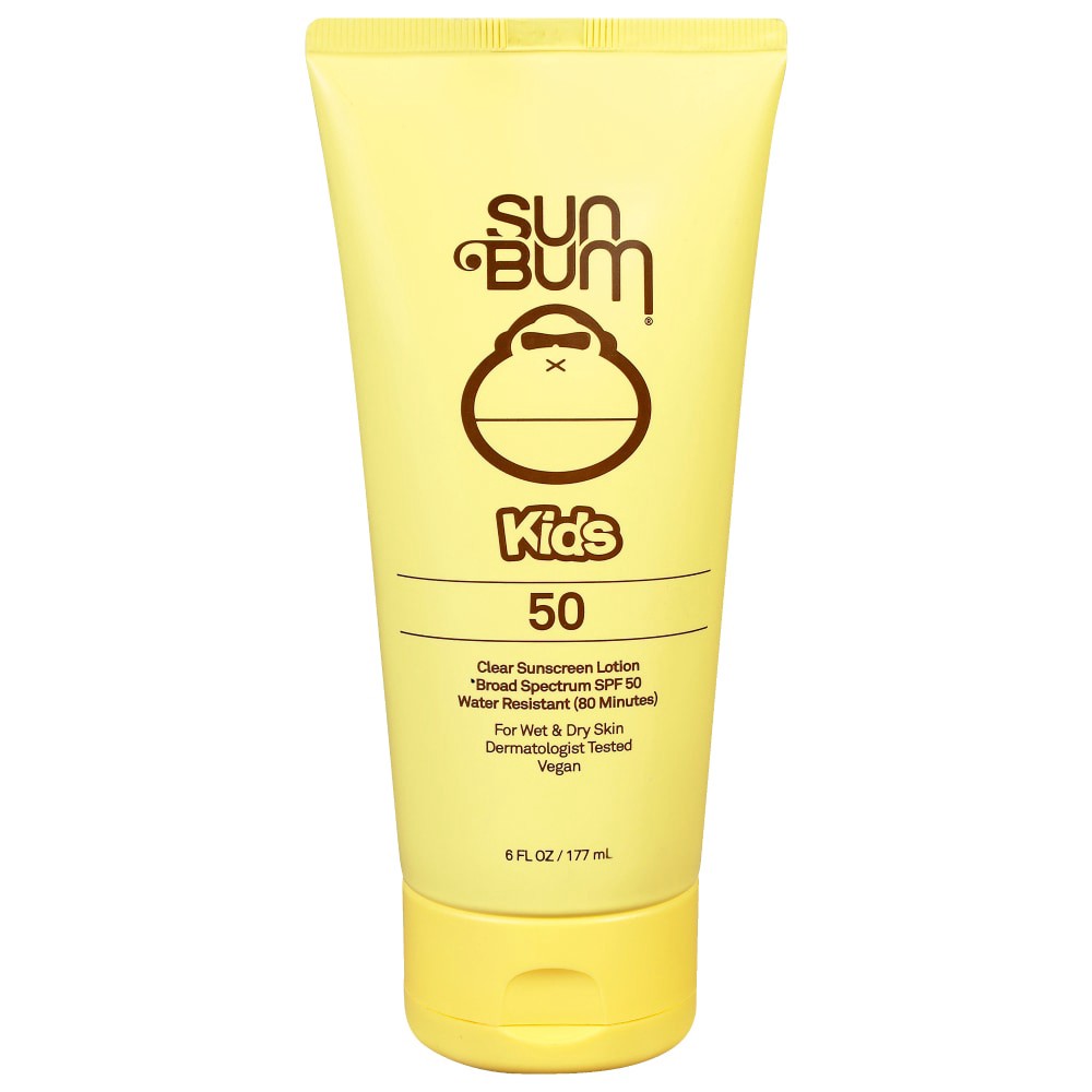 slide 1 of 1, Sun Bum Kids Spf 50 Clear Sunscreen Lotion, 50 ct; 6 fl oz