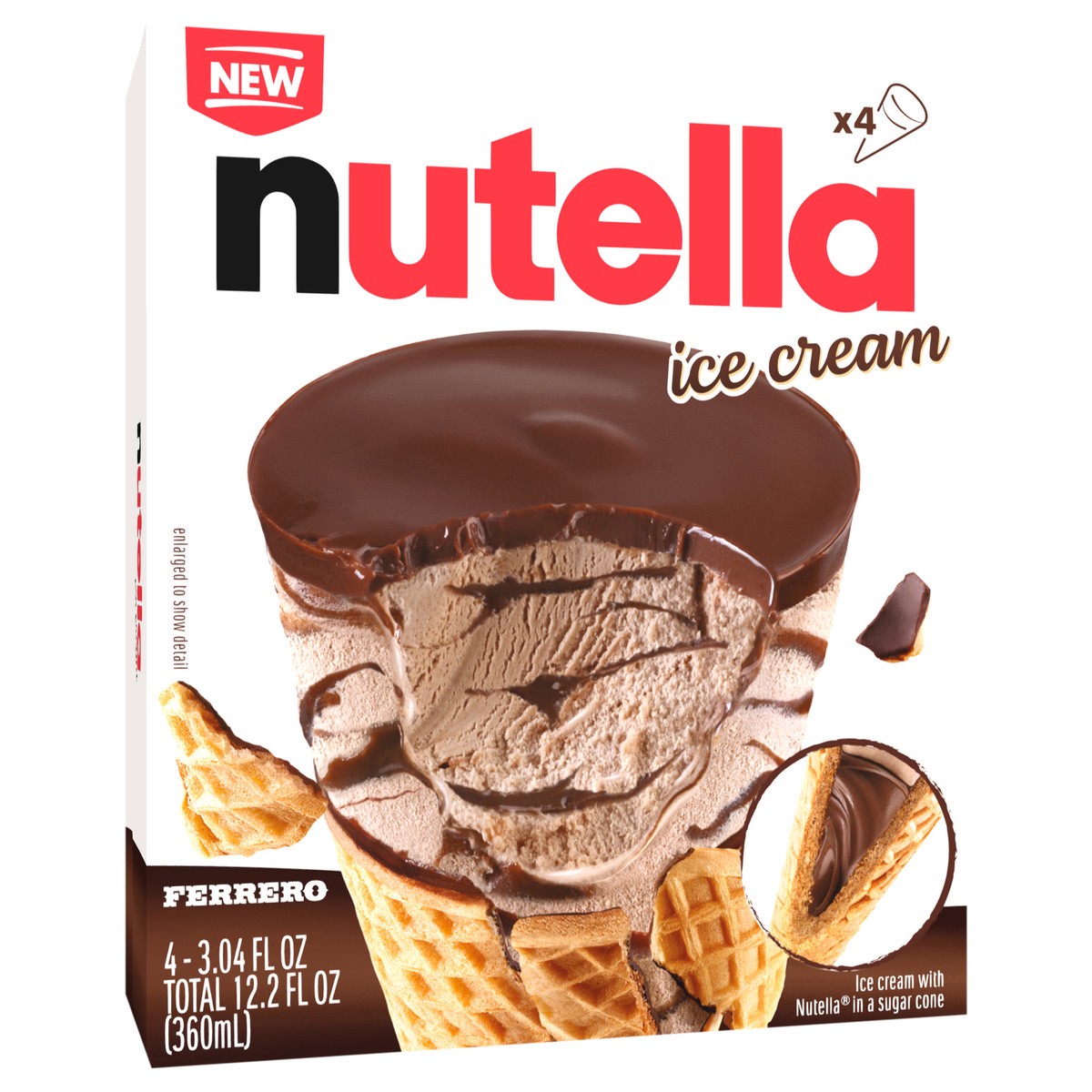 slide 4 of 15, "nutella Cone", 4 inpk in